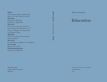Education publication